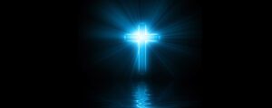 For the glory of God Glowing Cross