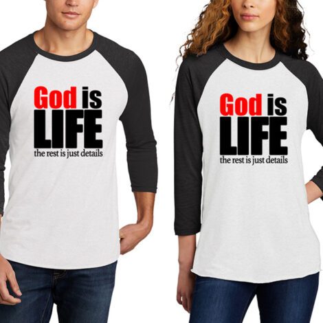 God is Life Unisex Baseball Shirt